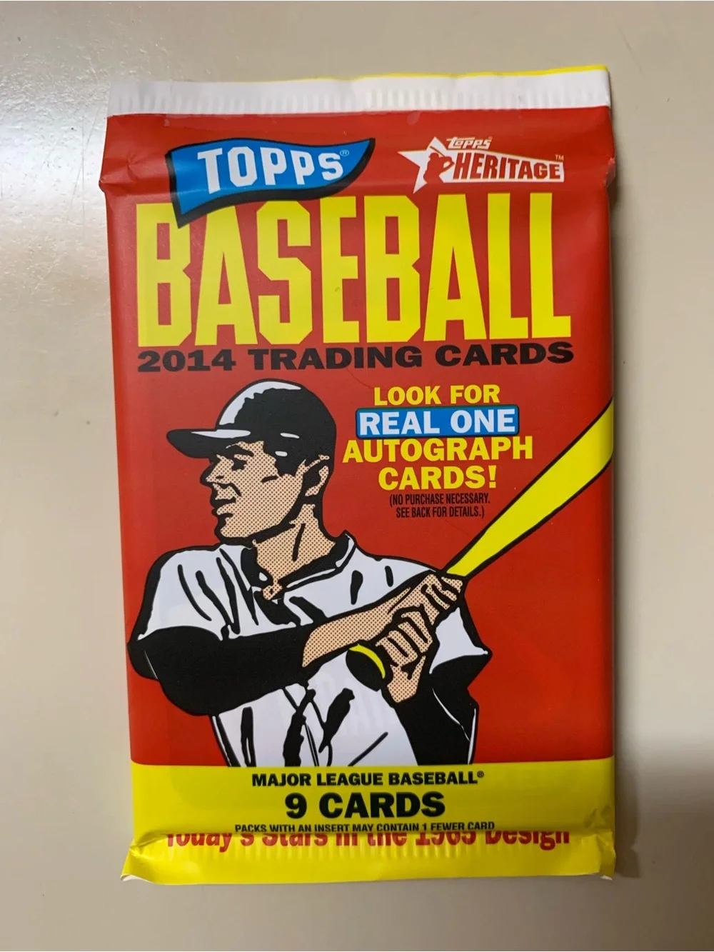 2014 Topps Heritage Baseball Unopened Pack Lot (4 Packs) - Sealed Retail